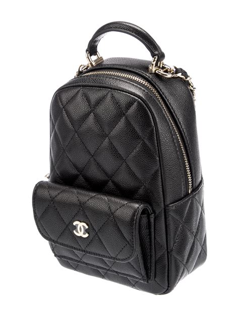 chanel mini caviar backpack